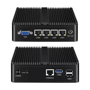 Gateway Harware Mini Pc Bay Trail Celeron J1900 Firewall VPN Router 4 intel 82583V Nic Ethernet Ports 1*CISCO CONSOLE Network Server PC Station