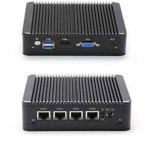 Firewall Appliance Mini PC Intel Celeron N2840 N2940 N3160 J3455 J4125 N5105 Quad-Cores 4- LAN Network Card Soft Router Pfsense OPNsense