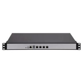 Industrial Variant 1U Rack Mountable Intel Celeron J1800 J1900 J4125 4-LAN VGA COM Network Security Appliance Barebone PC 1U Rack Server Router