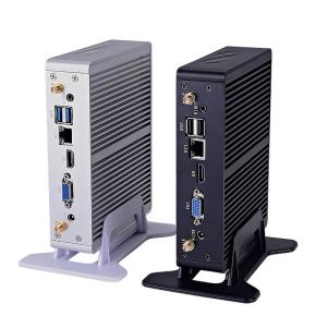 Fanless Mini PC Intel Core i3 4010Y 4005U 5005U i5 4200U 5200U i7 4500U 300Mbps WiFi Gigabit Ethernet HDMI VGA HTPC Windows 10