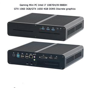 Gaming Mini PC Intel Core i7 10870H-i9-9880H 8 Cores 16 Threads GTX 1060 3GB/GTX 1650 4GB DDR5 Discrete graphics 2*DDR4 NVME Win10 4K HDMI2.0 DP DVI Video card Desktop Computer